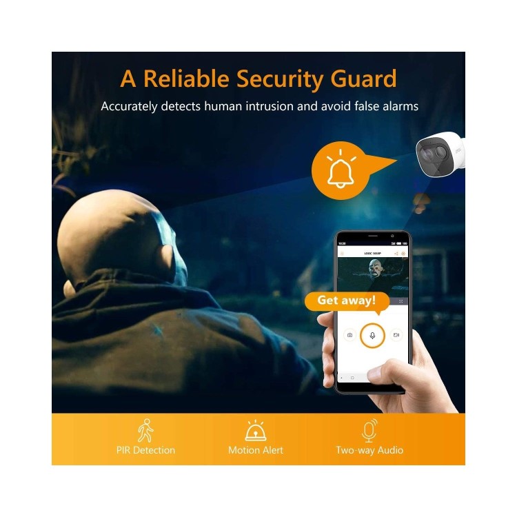 IMOU Cell Pro 2 Camera 1080p HD NVR CCTV System