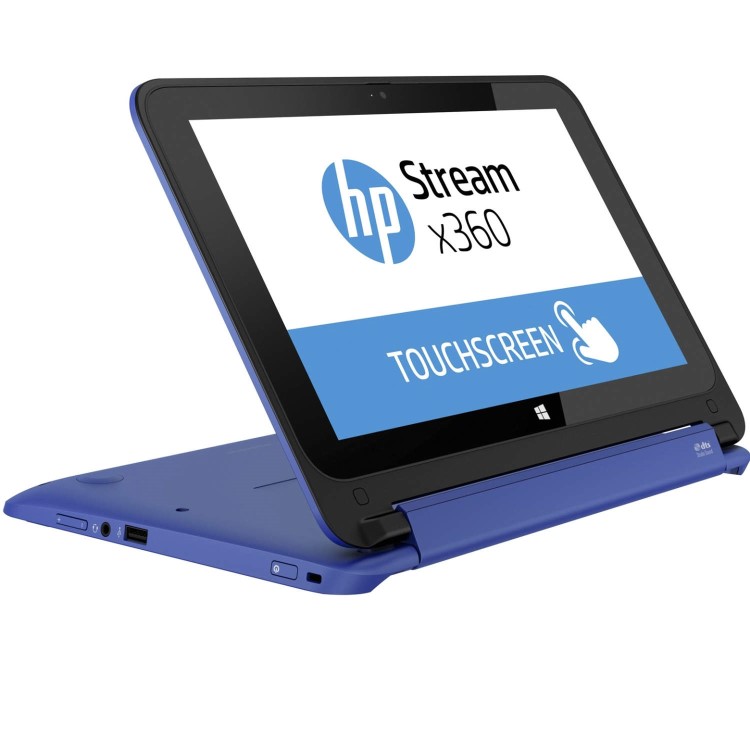 Hewlett Packard HP Stream X360 Celeron N2840 2GB 32GB SSD 11.6" HD LED Windows 8.1 Convertible Laptop Includes 1 Year Office 365