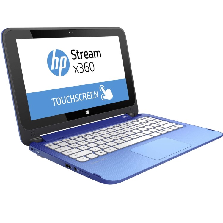 Hewlett Packard HP Stream X360 Celeron N2840 2GB 32GB SSD 11.6" HD LED Windows 8.1 Convertible Laptop Includes 1 Year Office 365