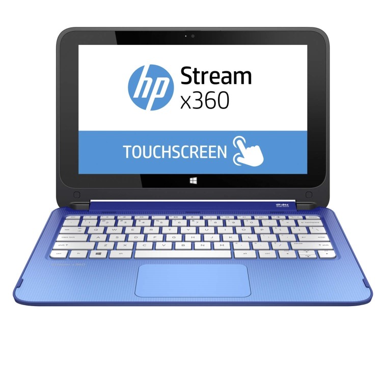 Hewlett Packard HP Stream X360 Celeron N2840 2GB 32GB SSD 11.6" HD LED Windows 8.1 Convertible Laptop Includes 1 Year Office 365