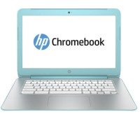 HP 14-x020na NVIDIA Tegra K1 2GB 16GB SSD 14 inch Chromebook Laptop in Silver & Turqouise