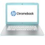 HP 14-x020na NVIDIA Tegra K1 2GB 16GB SSD 14 inch Chromebook Laptop in Silver & Turqouise