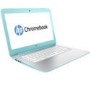 HP 14-x020na NVIDIA Tegra K1 2GB 16GB SSD 14 inch Chromebook Laptop in Silver & Turqouise