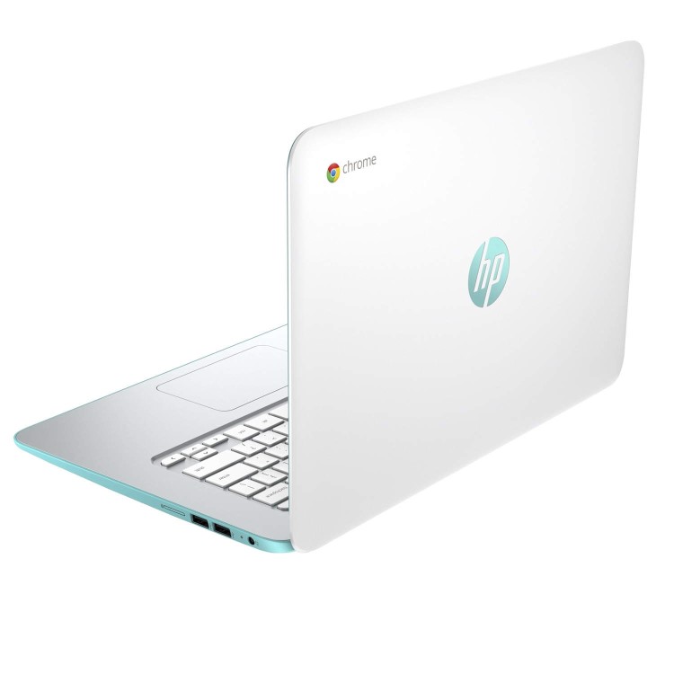 HP 14-x020na NVIDIA Tegra K1 2GB 16GB SSD 14 inch Chromebook Laptop in Silver & Turqouise