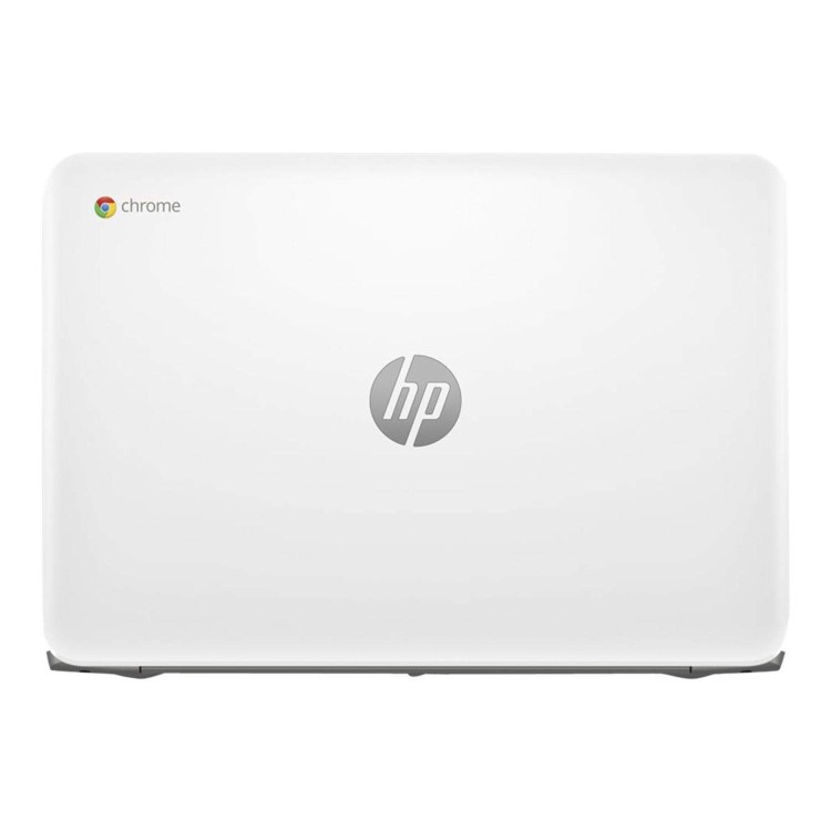 HP Chromebook 14-x023na 2GB 16GB SSD 14 inch Chromebook Laptop in White & Silver
