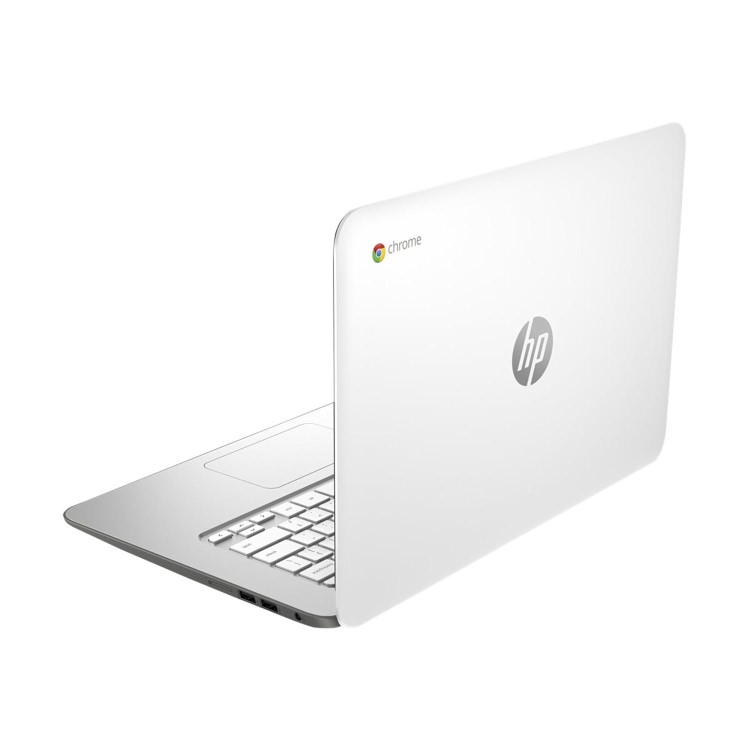 HP Chromebook 14-x023na 2GB 16GB SSD 14 inch Chromebook Laptop in White & Silver
