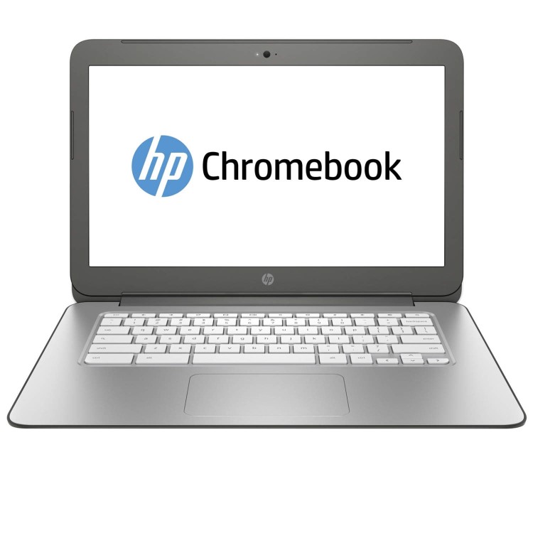 HP Chromebook 14-x023na 2GB 16GB SSD 14 inch Chromebook Laptop in White & Silver