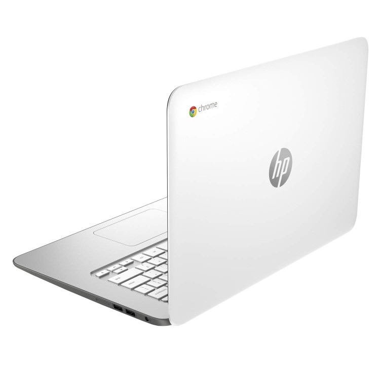 HP Chromebook 14-x023na 2GB 16GB SSD 14 inch Chromebook Laptop in White & Silver
