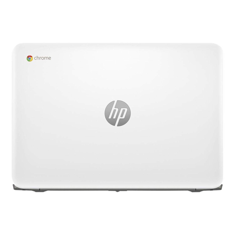 HP Chromebook 14-x023na 2GB 16GB SSD 14 inch Chromebook Laptop in White & Silver