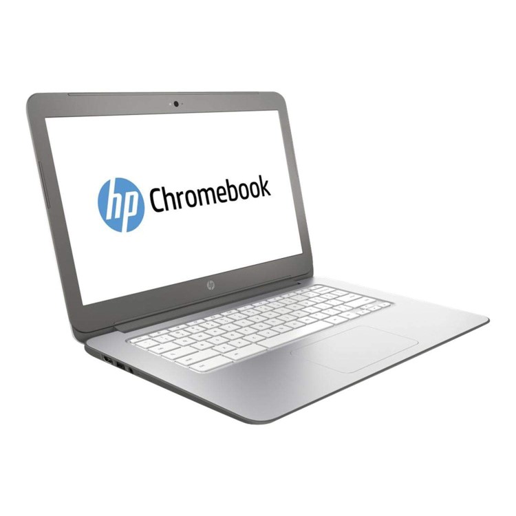 HP Chromebook 14-x023na 2GB 16GB SSD 14 inch Chromebook Laptop in White & Silver
