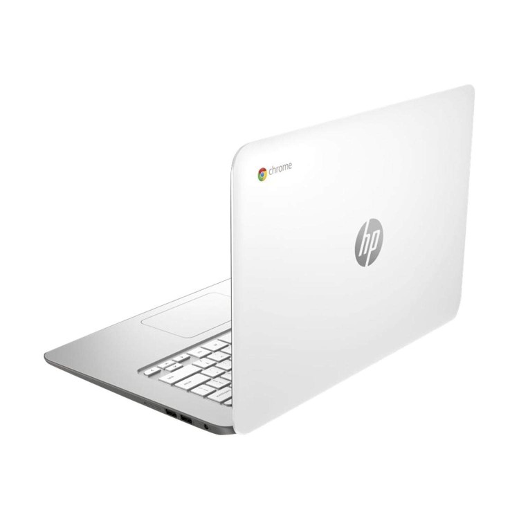 HP Chromebook 14-x023na 2GB 16GB SSD 14 inch Chromebook Laptop in White & Silver