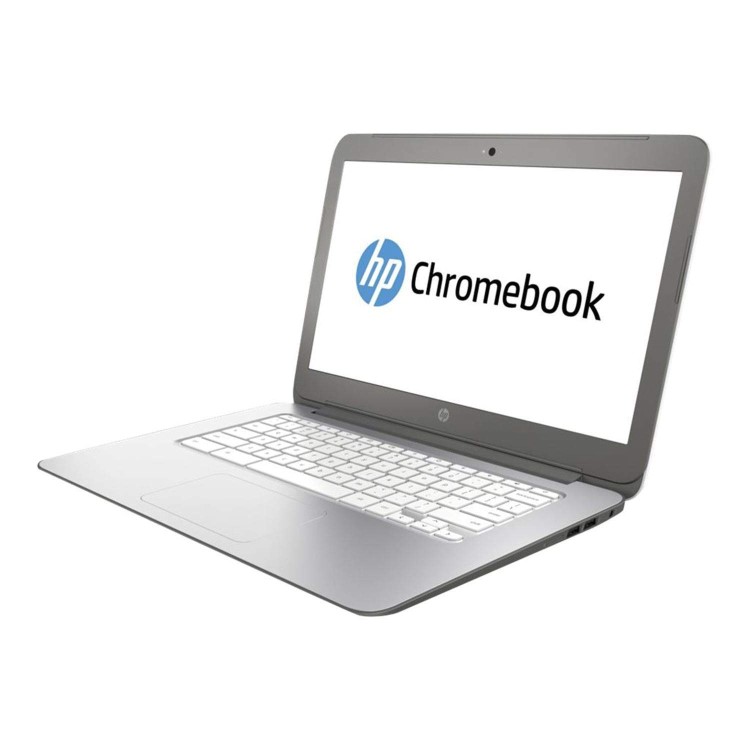 HP Chromebook 14-x023na 2GB 16GB SSD 14 inch Chromebook Laptop in White & Silver