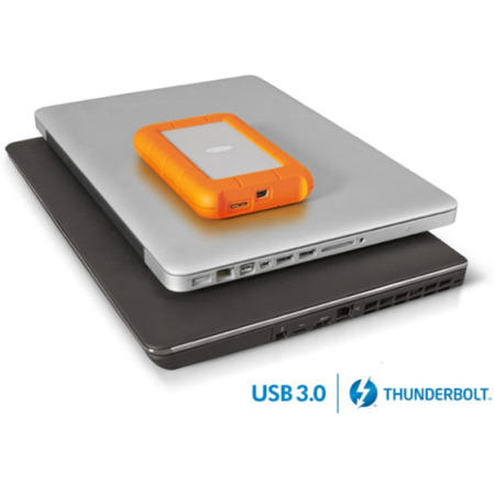 Lacie 250GB Rugged Thunderbolt USB3 SSD Hard Drive
