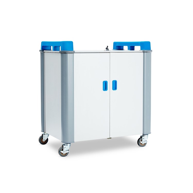 LapCabby 20V 20 Port Vertical Laptop Charging Trolley