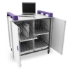 LapCabby 20V - 20 laptops or chromebooks up to 19&#39; - vertical storage 4 Sliding shelves