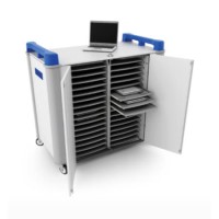 LapCabby 32H - 32 Port Horizontal Laptop Charging Trolley