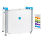 LapCabbyMini 32V - 32 Port Vertical Laptop Charging Trolley