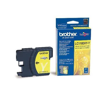 Brother LC 1100HYY High Yield Print Cartridge - Yellow 