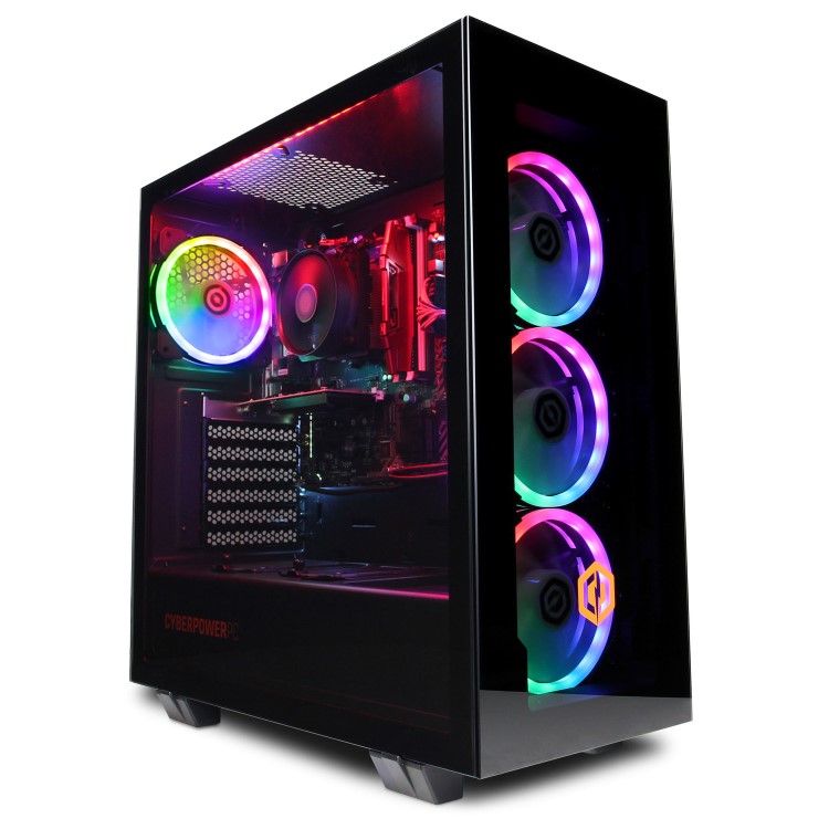 CyberpowerPC Onyxia III AMD Ryzen 5 4500 NVIDIA GeForce RTX 3050 16GB RAM 500GB SSD Windows 11 Home Gaming PC 