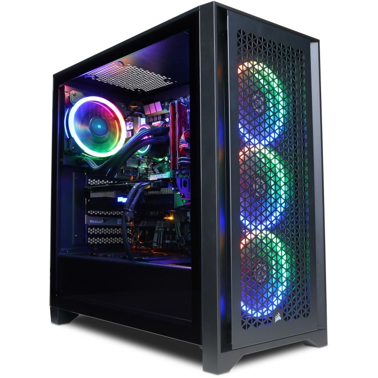 CyberpowerPC Corsair 4000D AMD Ryzen 7 5700X NVIDIA GeForce RTX 3080 32GB RAM 1TB SSD Windows 11 Home Gaming PC 