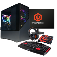 CyberPowerPC Amethyst AMD Ryzen 5 5500 RTX 5060 16GB RAM 1TB SSD + 23.8" FHD Gaming Monitor CyberPowerPC Amethyst AMD Ryzen 5 5500 RTX 5060 16GB RAM 1TB SSD + 23.8" FHD Gaming Monitor