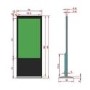 Dahua LDV55-SAI400UM 55" Floor-Standing Digital Signage Display