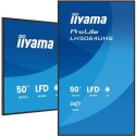 LH5064UHS-B1AG Iiyama 50" Black Large Format Display 4K UHD 500 cd/m2 24/7 2x HDMI