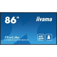 Iiyama 86" 4K UHD professional digital signage display with advanced control and connectivity options