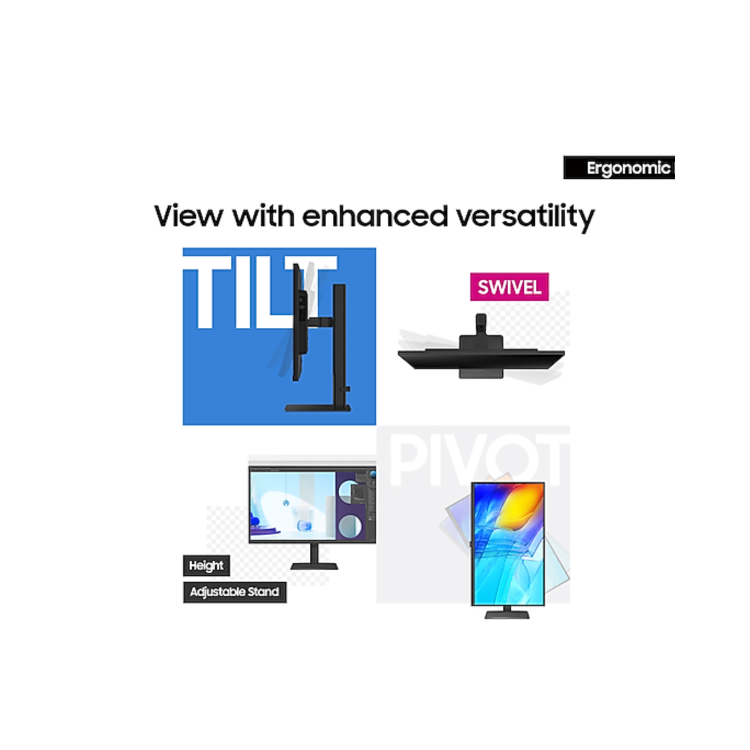 Refurbished Samsung ViewFinity S80UD 32" VA 4K UHD Full Ergonomic Monitor