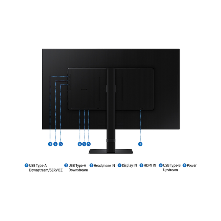 Refurbished Samsung ViewFinity S80UD 32" VA 4K UHD Full Ergonomic Monitor