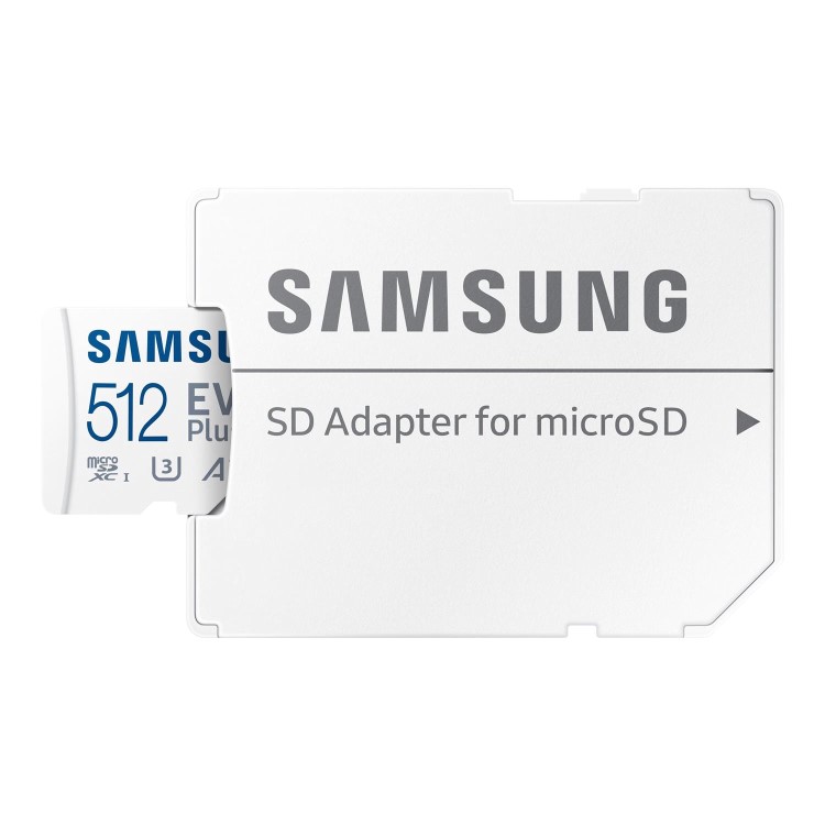 Samsung EVO Plus 512GB UHS-1 Micro SD Card Memory Card + SD Adapter
