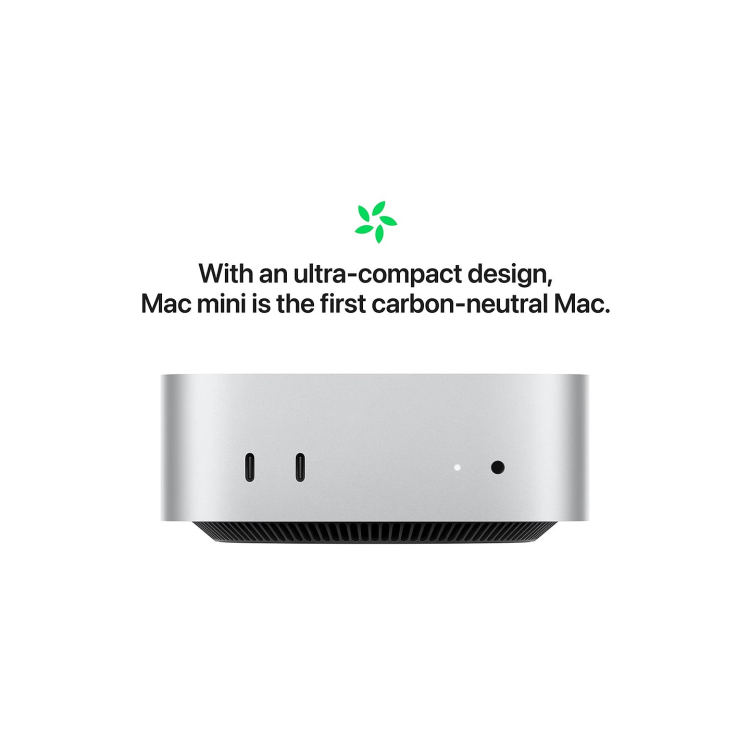 Apple Mac Mini M4 24GB RAM 512GB SSD 10-Core GPU - Silver