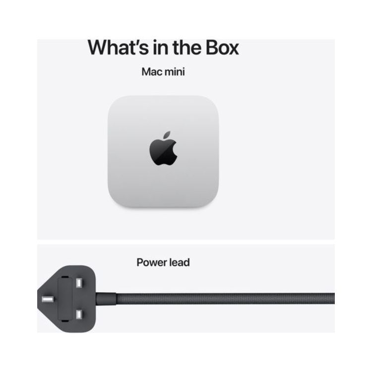 Apple Mac mini M6 12-Core CPU 12-Core GPU 16GB RAM 256GB SSD macOS - Silver