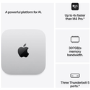 Apple Mac mini M5 Pro 15-Core CPU 16-Core GPU 24GB RAM 512GB SSD macOS - Silver
