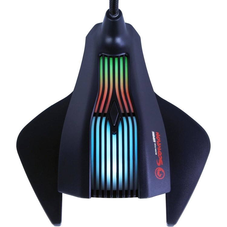 Marvo Scorpion MIC-01 USB RGB LED Black Gaming Microphone