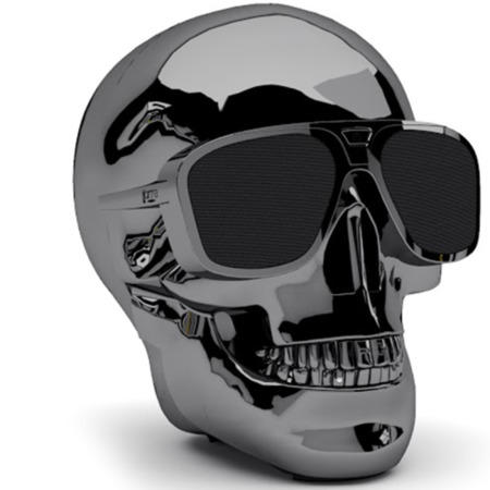 Jarre AeroSkull XS + Chrome Black Bluetooth Speaker