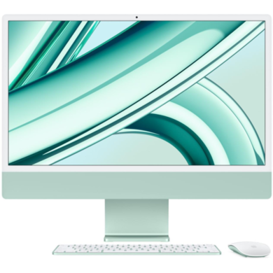 Apple iMac 2023 M3 8 Core CPU 10 Core GPU 8GB 512GB SSD 24 Inch 4.5K All-in-One - Green