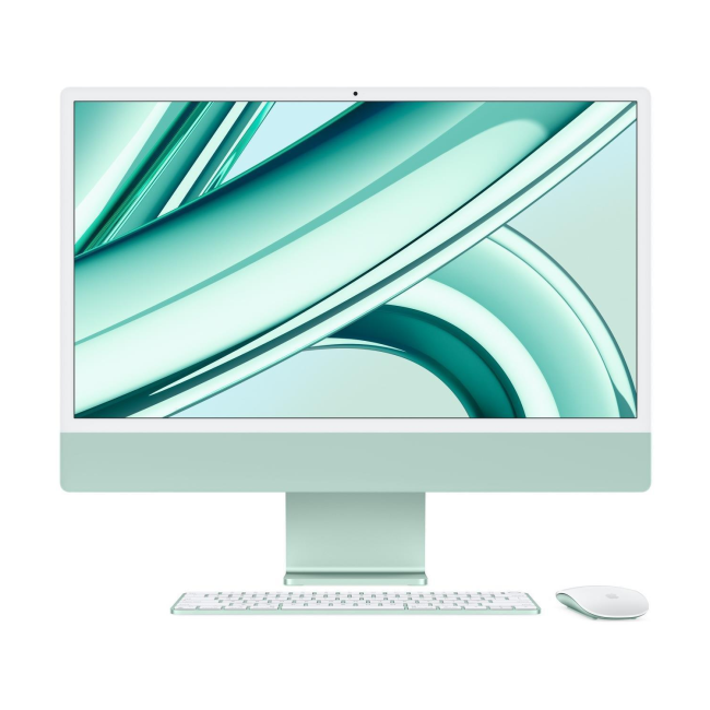 Apple iMac 2023 M3 8 Core CPU 10 Core GPU 8GB 256GB SSD 24 Inch 4.5K All-in-One - Green