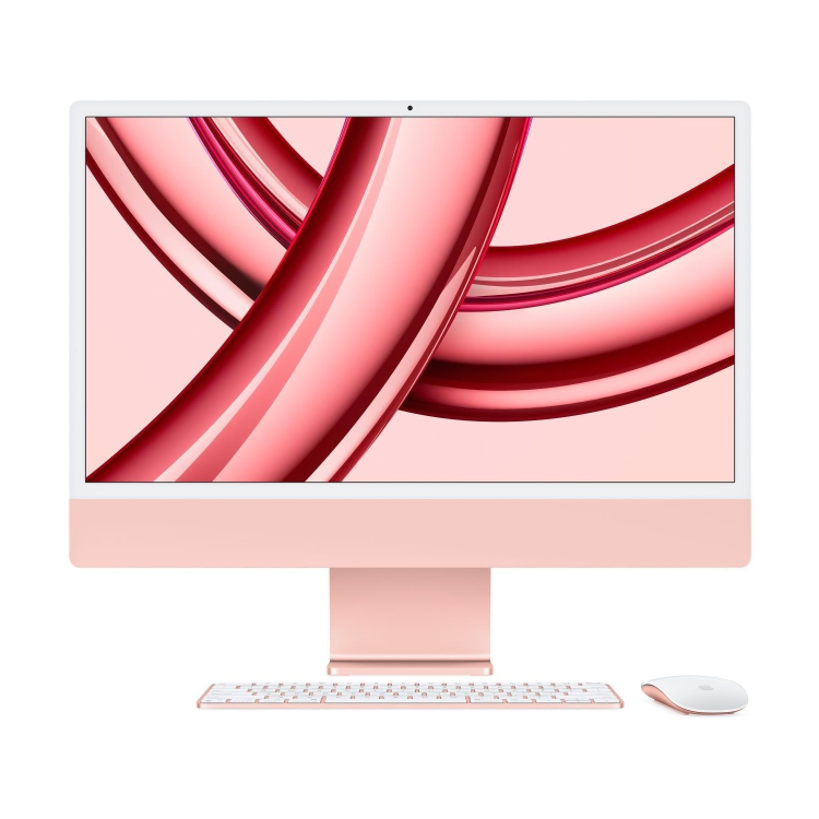 Apple iMac 2023 M3 8-Core CPU 10-Core GPU 8GB RAM 512GB SSD 24 Inch 4.5K All-in-One PC - Pink