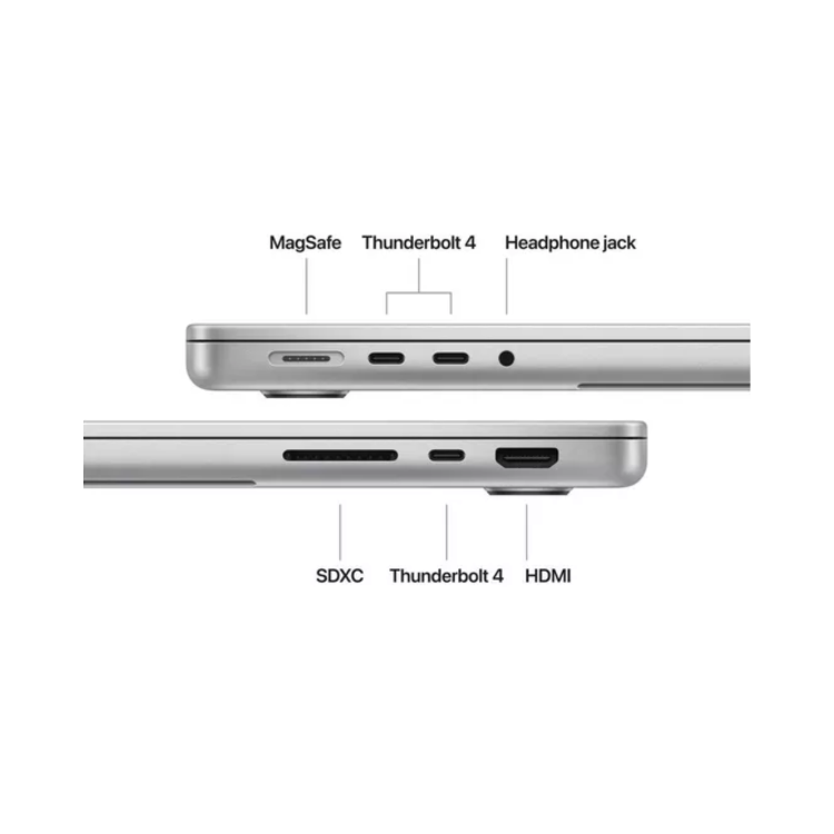 Refurbished Apple MacBook Pro 14.2 Inch M4 Pro 24GB RAM 1TB SSD 2024 - Silver