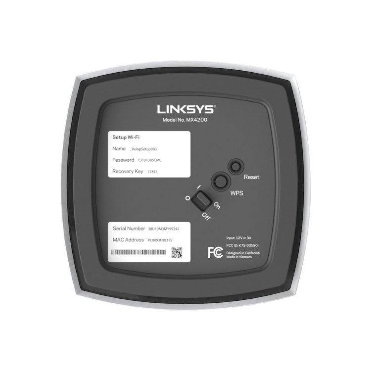 Linksys MX8400 Tri-Band AX4200 Mesh WiFi 6 System 2-Pack