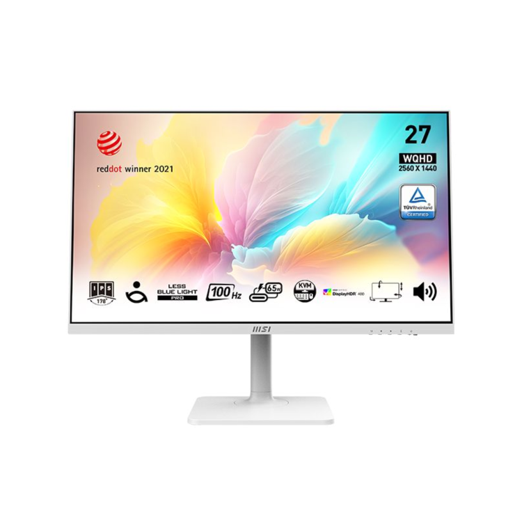MSI Modern MD272QXPW 27" IPS WQHD 100Hz Adaptive-Sync Monitor
