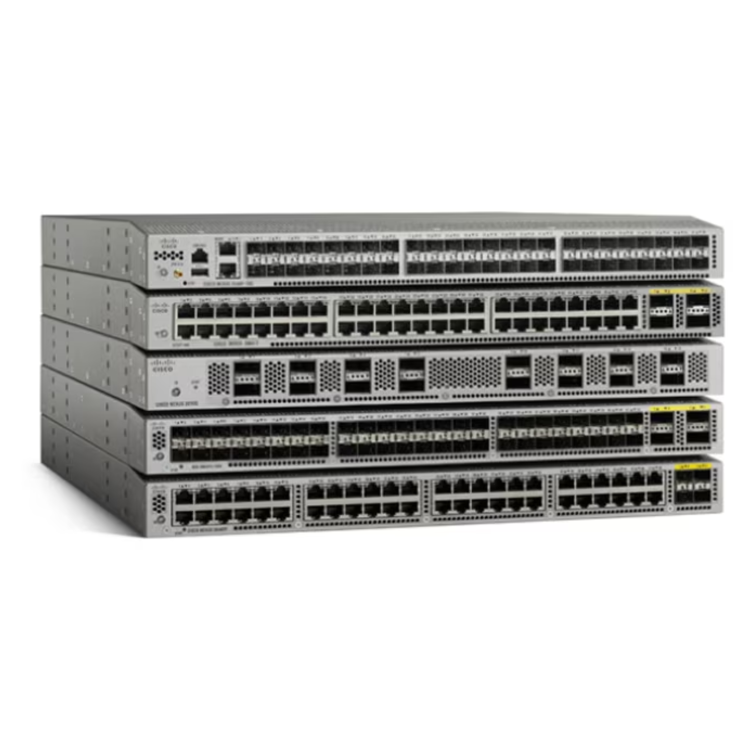 Cisco Nexus 93180YC-FX - Switch - L3 - Managed - 48 x 1/10/25 Gigabit Ethernet / 8/16/32Gb Fiber Channel / FCoE SFP+ + 6 x 40/100 Gigabit QSFP28 / FCoE - rack-mountable