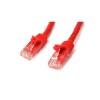 StarTech.com 100 ft Red Gigabit Snagless RJ45 UTP Cat6 Patch Cable - 100ft Patch Cord