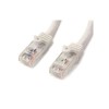 StarTech.com 35 ft White Gigabit Snagless RJ45 UTP Cat6 Patch Cable - 35ft Patch Cord