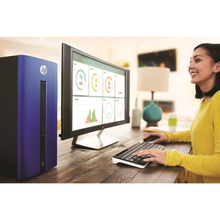 HP Pavilion 550-107na AMD Quad-Core A10-7800 8GB 128GB SSD + 1TB AMD Radeon R5-330 2GB DVD-RW Windows 10 Home Desktop