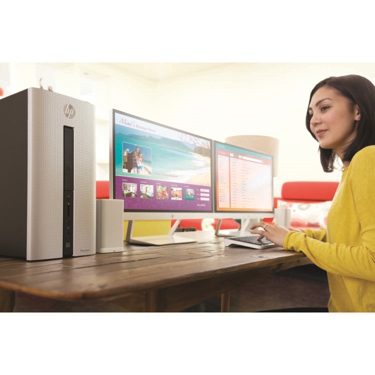 HP Pavilion 550-175na Intel Quad-Core i7-6700 8GB 1TB 128GB SSD NVIDIA GeForce GT 730 DVD-RW Windows 10 Desktop