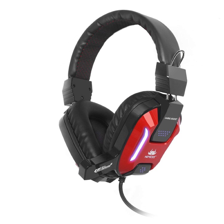 Sumvision - LED Gaming Keyboard Mouse Headset & Mouse Mat - Nemesis Kane Pro Edition 4 in 1 Chaos Pack