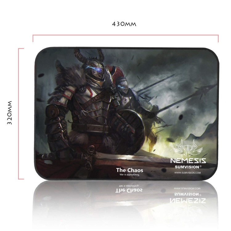 Sumvision - LED Gaming Keyboard Mouse Headset & Mouse Mat - Nemesis Kane Pro Edition 4 in 1 Chaos Pack