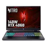 Acer Nitro 16 AMD Ryzen 7 16GB RAM 1TB SSD RTX 4060 165Hz 16 Inch Windows 11 Gaming Laptop